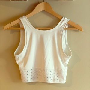 lululemon white crop top